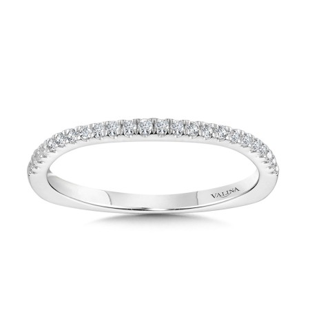 Diamond Wedding Band - R1173BW - Valina Wedding Band