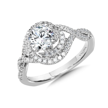 Halo Engagement Ring