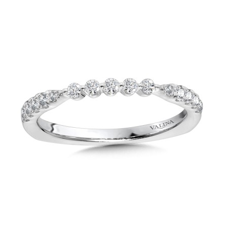Diamond Tapered wedding band
