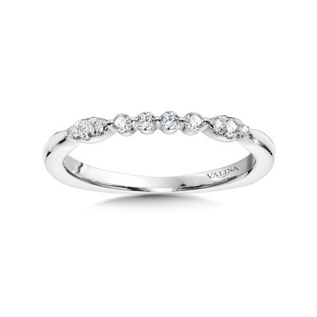 Tapered Diamond Wedding Band