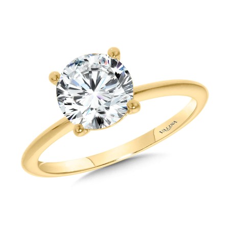 Classic Solitaire Diamond Engagement Ring 