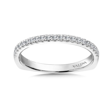 Straight Diamond Wedding Band