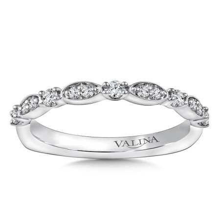Stackable Diamond Wedding Band 