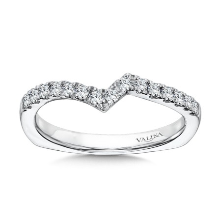 Valina Zig-Zag Diamond Wedding Band - R1078BW