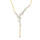 14K Gold & Diamond Druzy Bolo Necklace