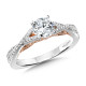 Split Shank Style Engagement Ring