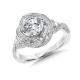 Halo Style Diamond Engagement Ring
