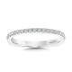 WG Straight Diamond Wedding Band - R2238BW - Valina Wedding Band