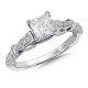 Diamond Engagement Ring | R9386W | Valina Engagement Ring Jeweler