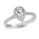 Halo Style Diamond Engagement Ring