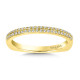 Straight Stackable Diamond Wedding Band