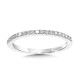 Straight Diamond Wedding Band - R2258BW-SR