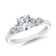 Valina Five-Stone Straight Engagement Ring - R1086W