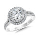 Valina Round - Round Double-Halo Split Shank Engagement Ring - R1125W-SR