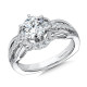 Valina Vintage Six-Prong Milgrain Diamond Engagement Ring - R1068W