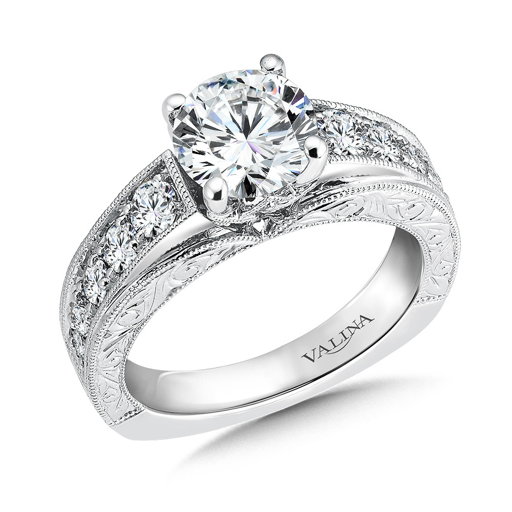 4.17ct Old Mine Cut Diamond Engagement Ring in Two-Tone Setting – Andria  Barboné Jewelry