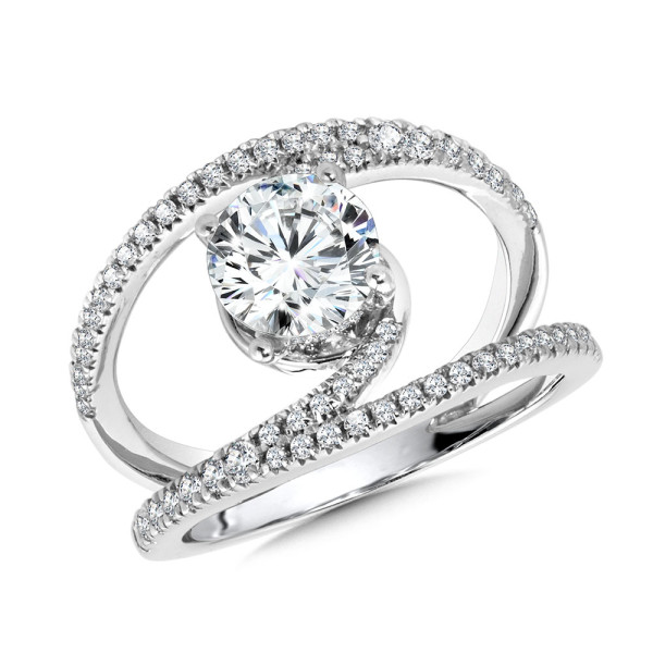 Split Shank Style Engagement Rings | Split Shank Engagement Ring ...