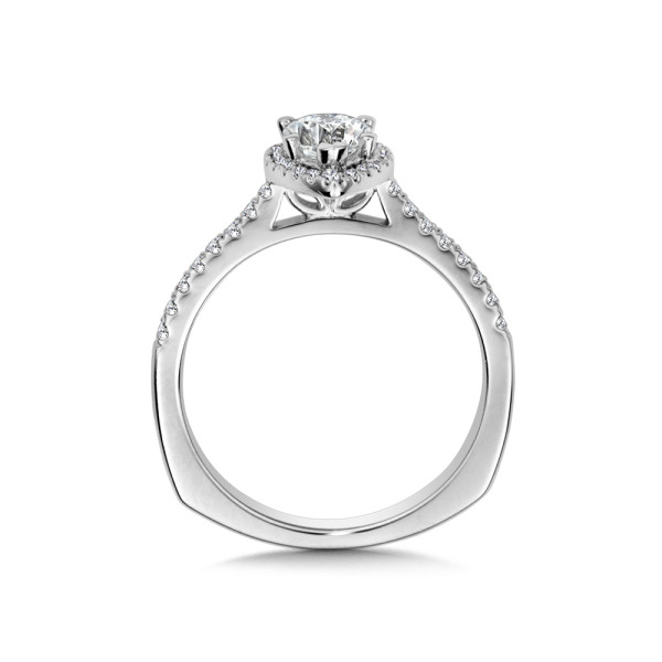 Halo Style Diamond Engagement Ring