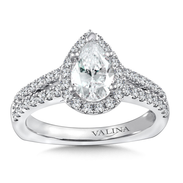 Halo Style Diamond Engagement Ring