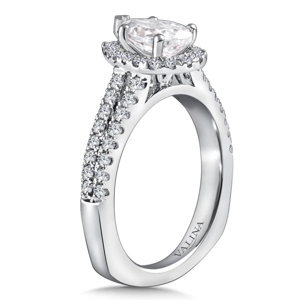 Halo Style Diamond Engagement Ring