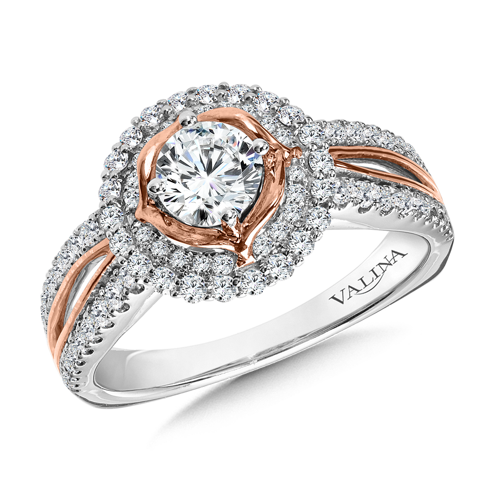 Halo Engagement Rings - RQ9828WP