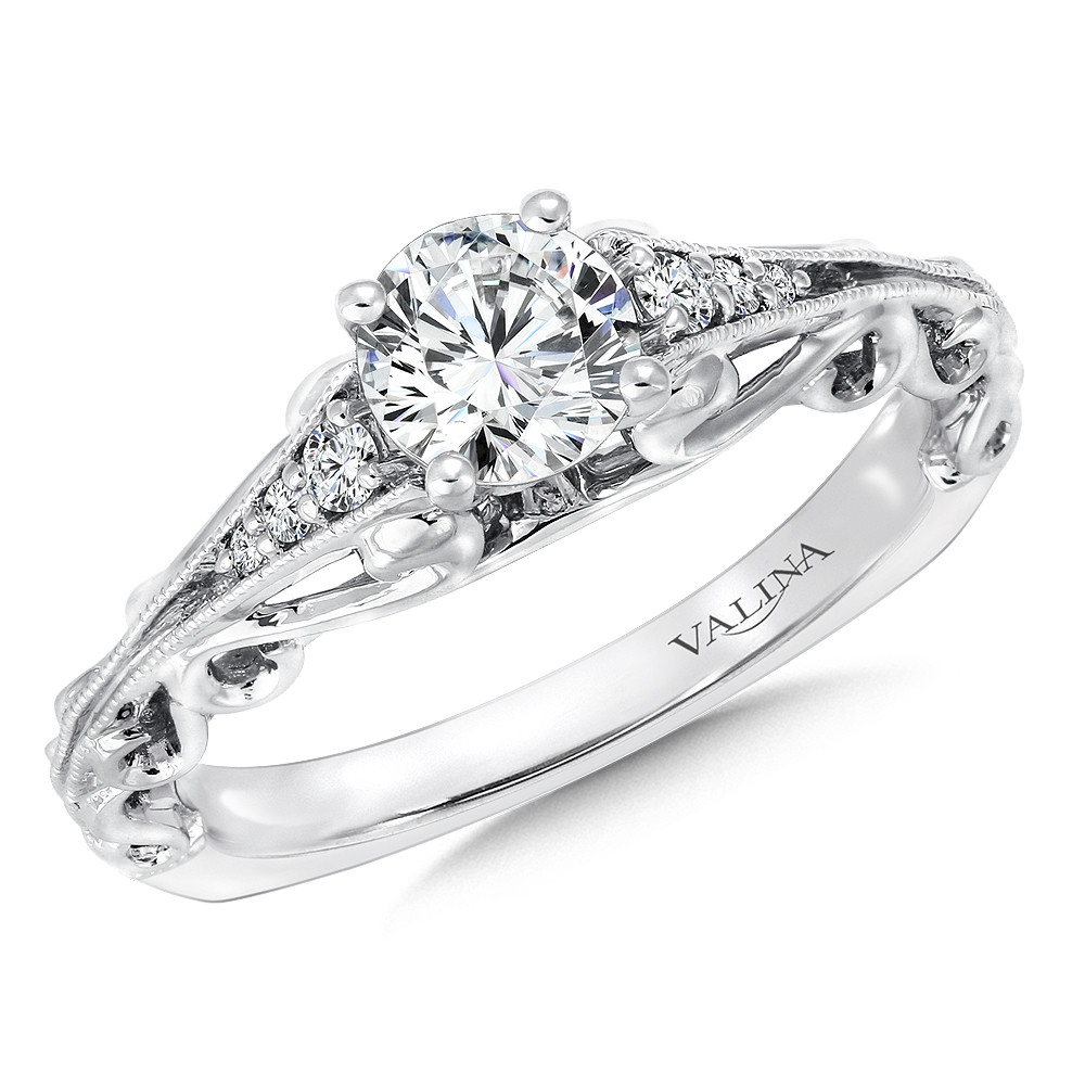 Valina 14K White Gold Engagement Ring - RQ9421W