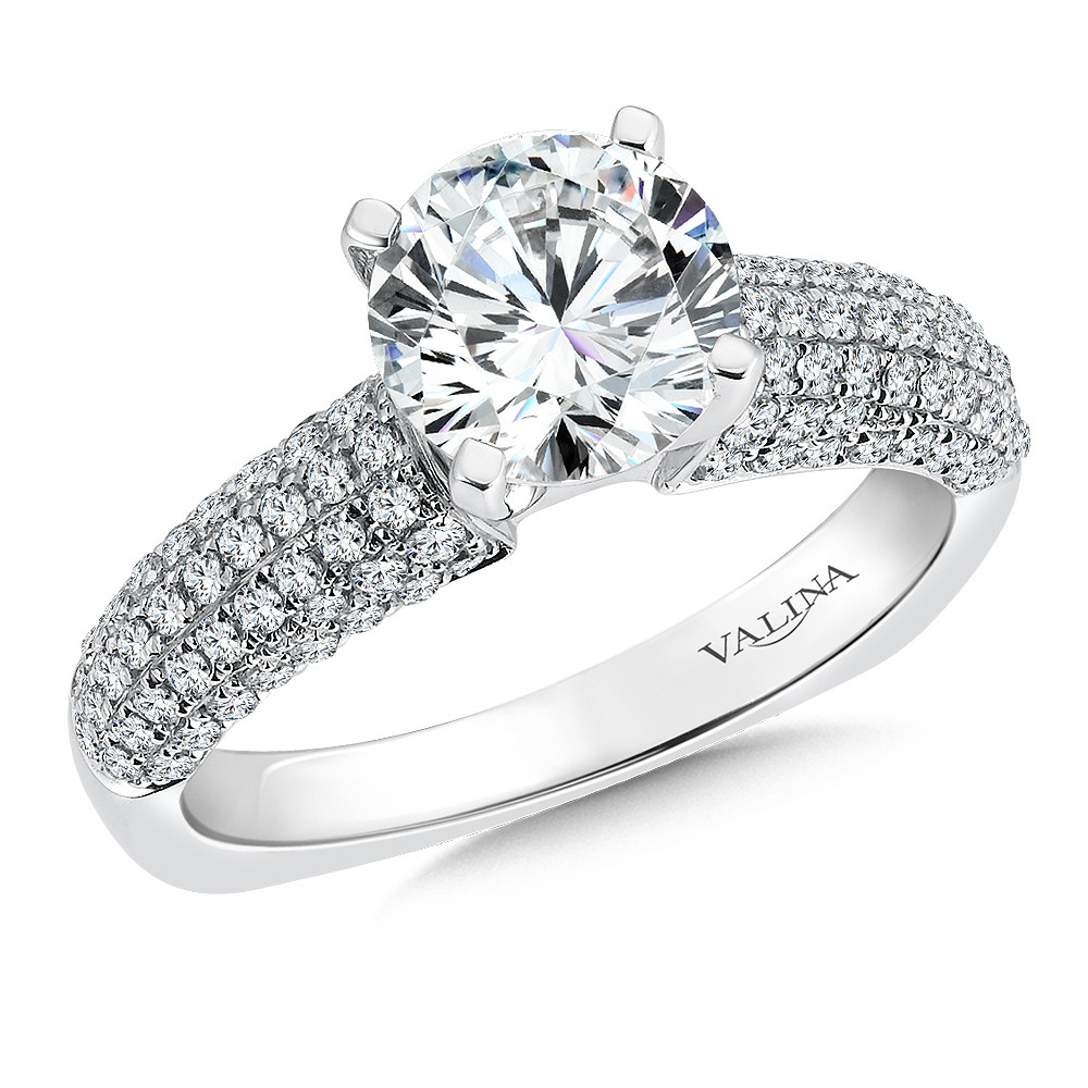 Diamond Engagement Ring by Valina - R162W
