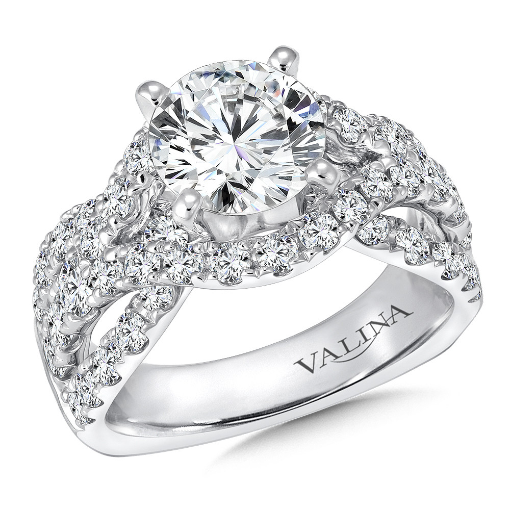 Valina Statement Engagement Ring - R9303W