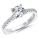 Straight Style Engagement Rings