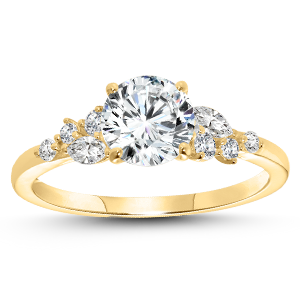 Side Stone Engagement Rings