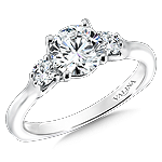 Three Stone Style Engagement Rings